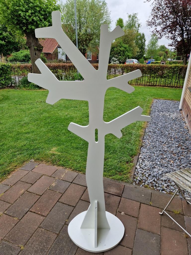 Unieke boomvormige kapstok, wit, staand model, Ophalen, Gebruikt, Staande kapstok, 150 tot 200 cm