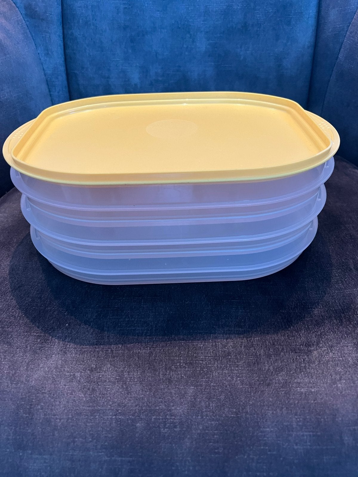 Tupperware Vleeswaren- en Kaasdozen (Gebruikt), Huis en Inrichting, Gebruikt, Overige kleuren, Bewaardoos, Ophalen of Verzenden