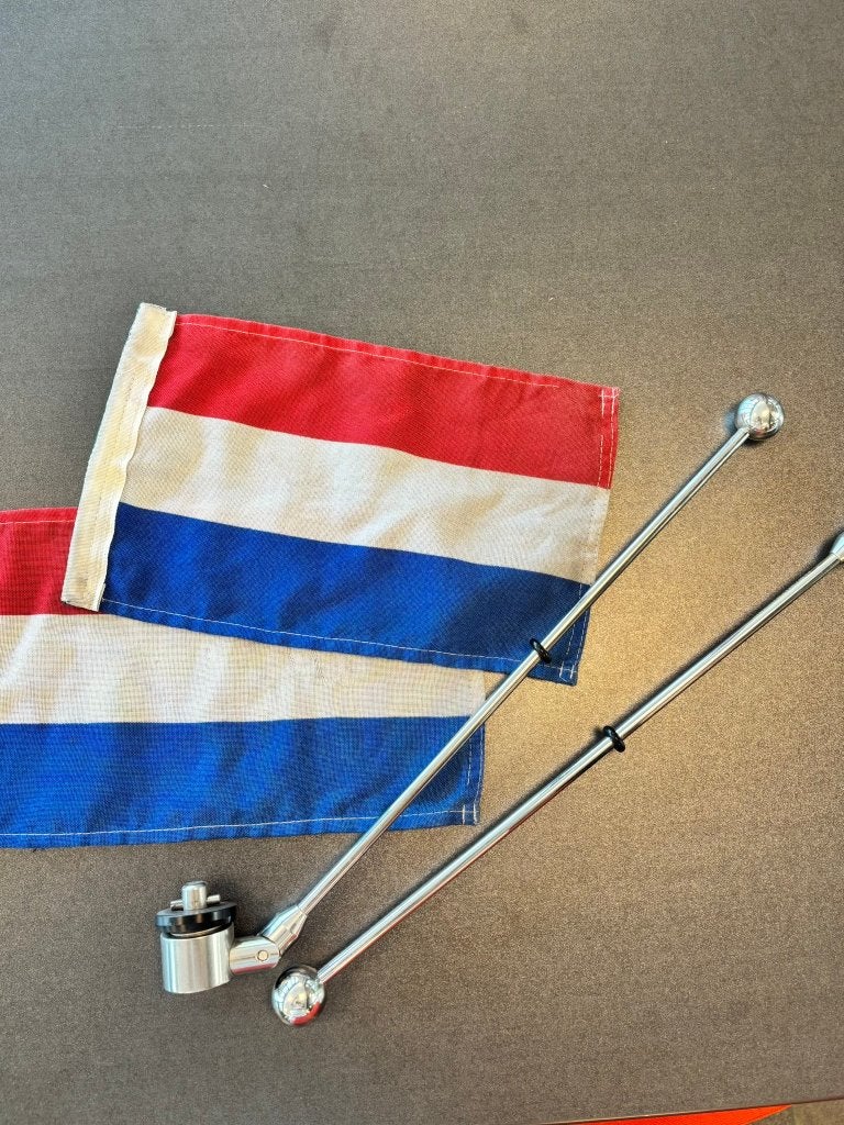Autovlagstandaards inclusief vlag, Ophalen, Gebruikt
