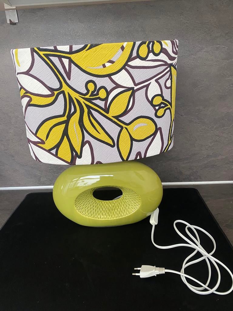 Designer tafellamp  merk Kenwell olijfgroen, Ophalen of Verzenden, Minder dan 50 cm