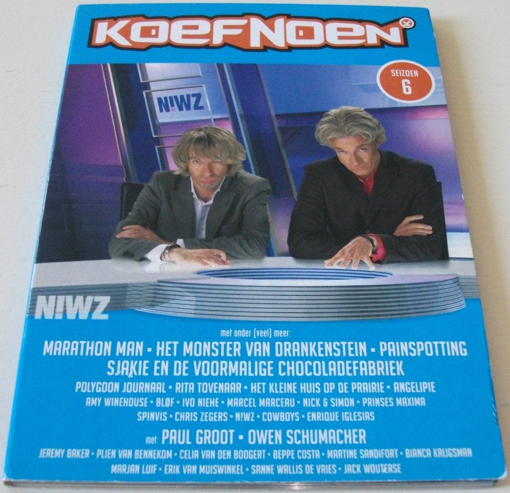 Dvd *** KOEFNOEN *** Seizoen 6, Cd's en Dvd's, Alle leeftijden, Ophalen of Verzenden, Gebruikt, Tv-programma of Sketches