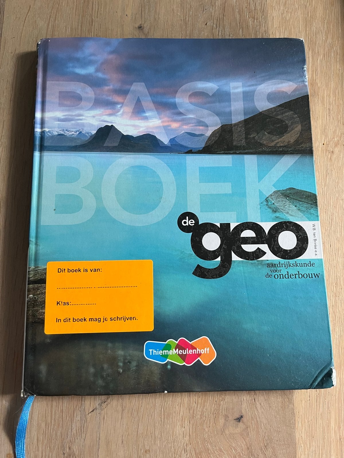 De Geo Basisboek Aardrijkskunde Onderbouw Thiememeulenhoff, Boeken, Verzenden, Gamma, Zo goed als nieuw, Overige niveaus
