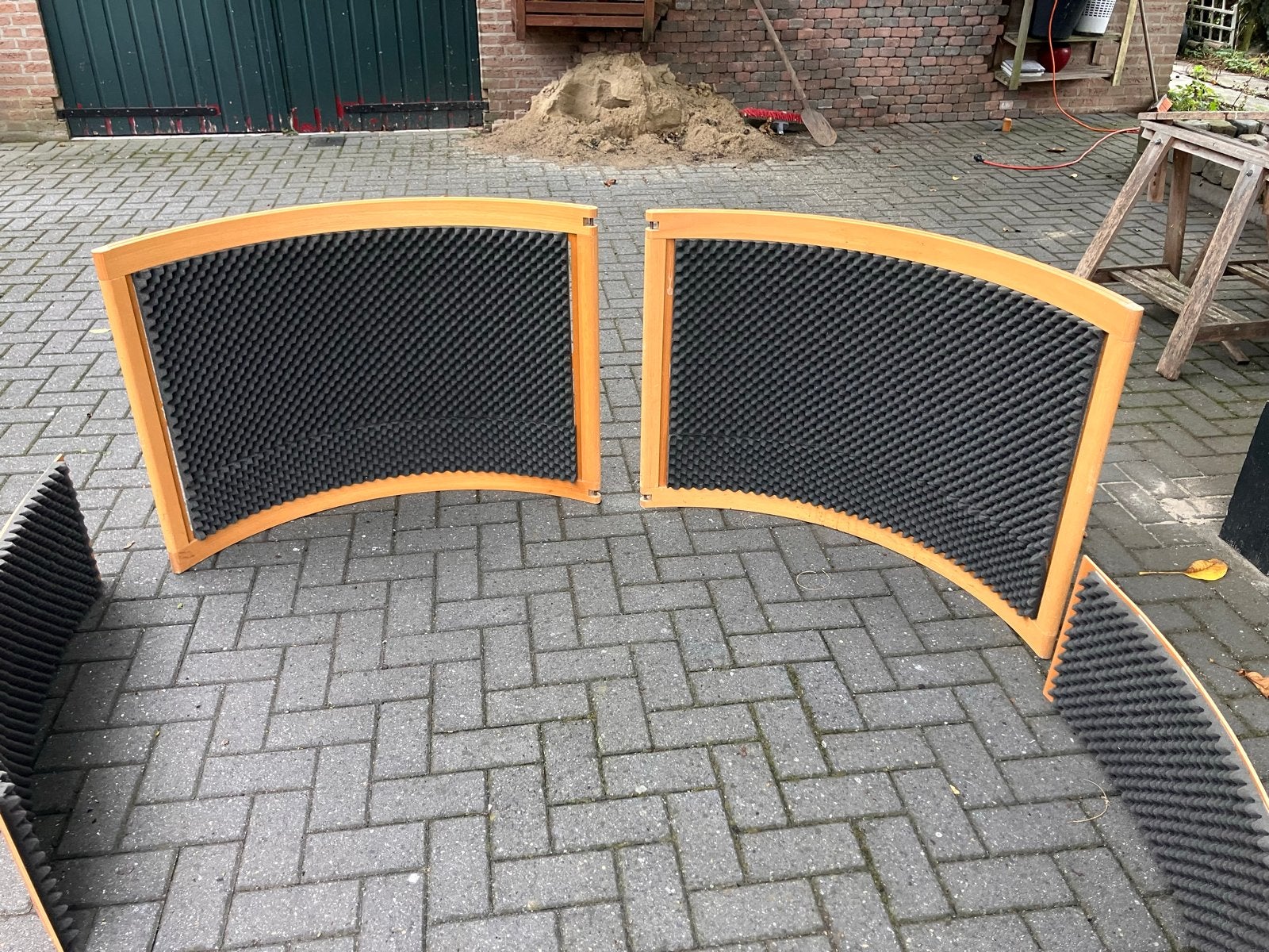 Akoestische schermen voor geluidsisolatie, Ophalen, Gebruikt