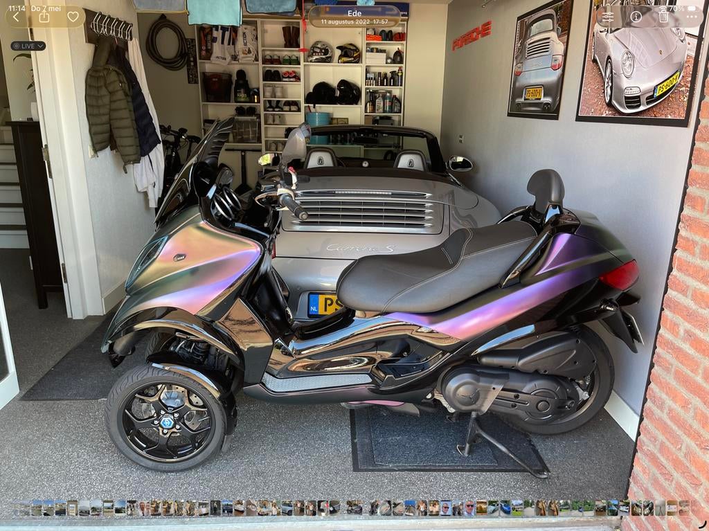 Piaggio mp3 500cc akrapovic 2012, Motoren, Ophalen of Verzenden