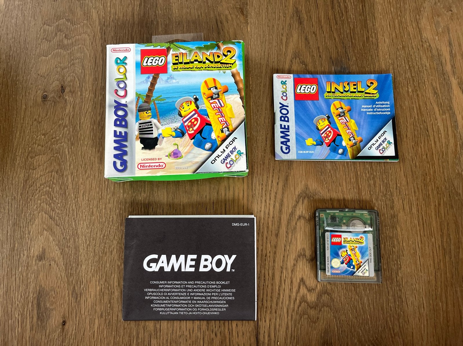 Lego Eiland 2 Game Boy Color - Compleet met doos en boekje, Spelcomputers en Games, Avontuur en Actie, Gebruikt, 1 speler, Ophalen of Verzenden