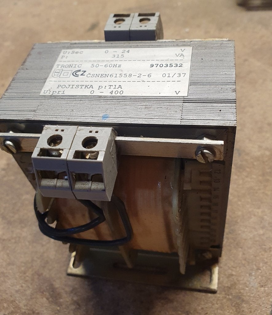 transformator 400 - 24 volt 315VA, Hobby en Vrije tijd, Ophalen of Verzenden, Gebruikt