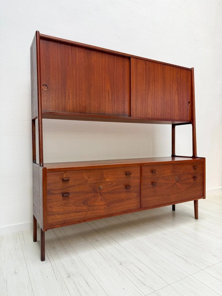 Hans Wegner RY20 teak dressoir Ry Møbler Deens jaren 50, Ophalen of Verzenden, Zo goed als nieuw, 25 tot 50 cm, Teakhout
