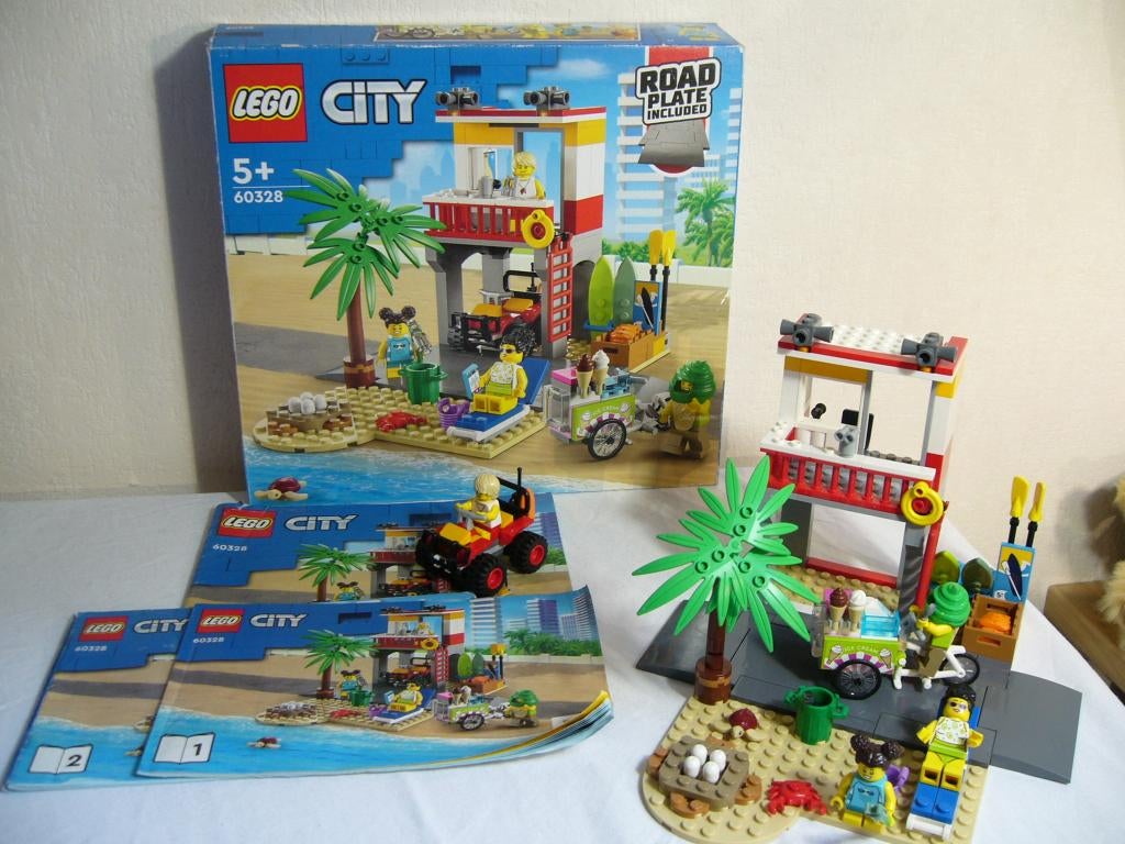 Lego City 60328 Beach Lifeguard Station, Kinderen en Baby's, Speelgoed | Duplo en Lego, Lego, Ophalen of Verzenden, Compleet, Complete set