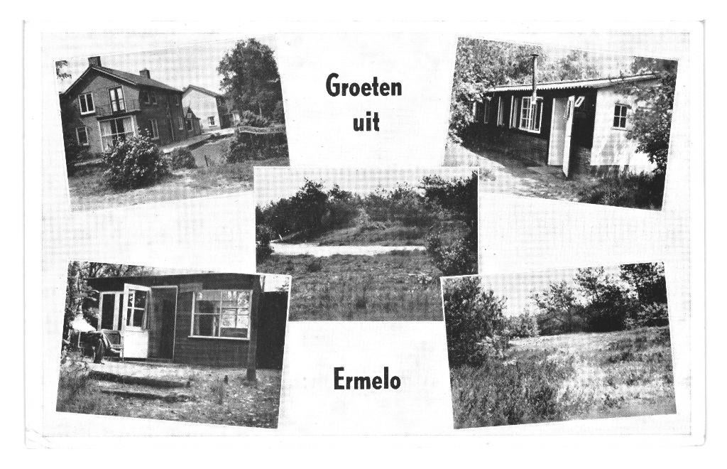 947025 Ermelo Gld 1964 Bungalow park De Heuvels Gelopen, Ophalen of Verzenden, 1960 tot 1980, Gelopen, Gelderland