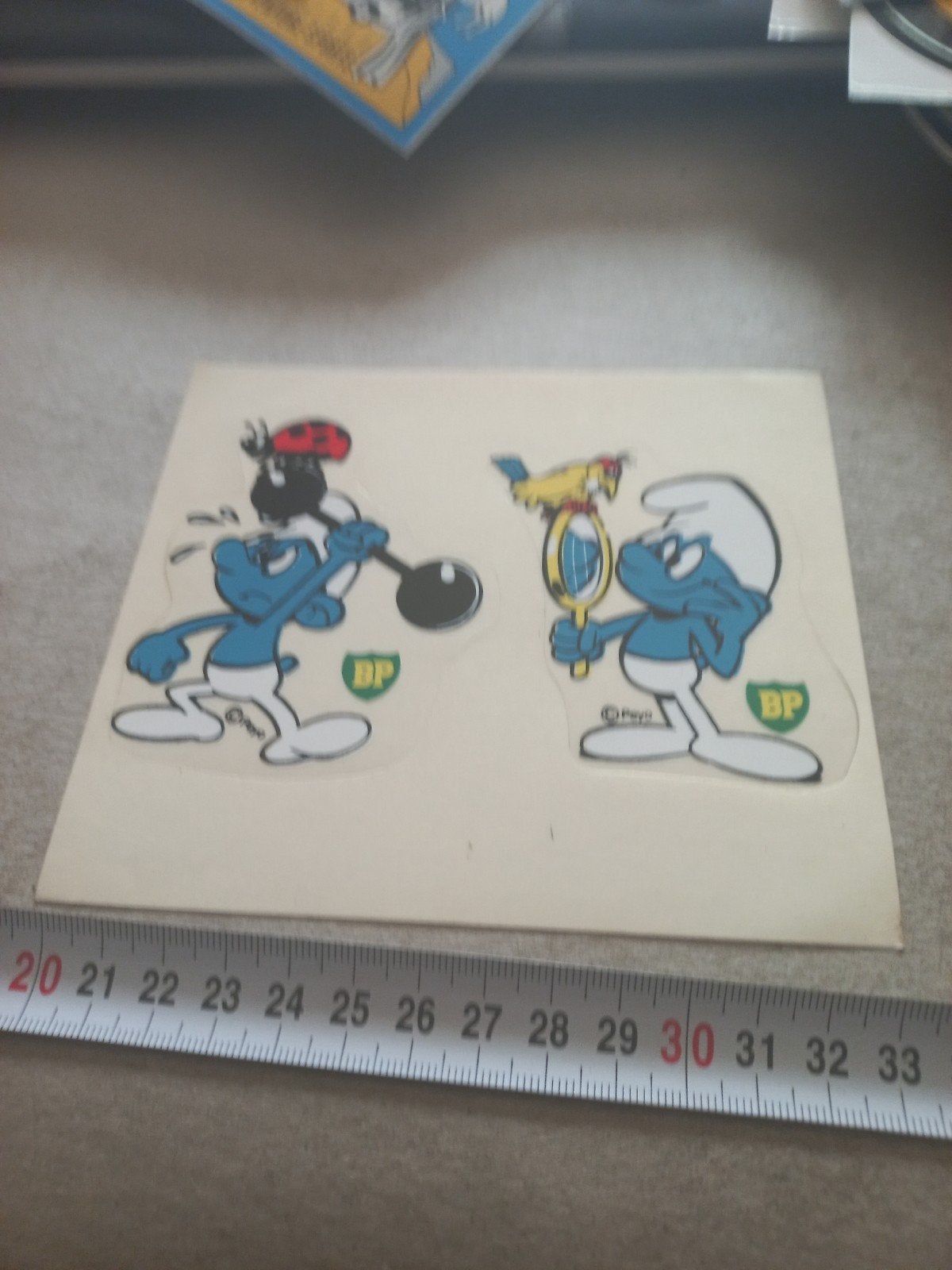 2 x smurf bp, Ophalen of Verzenden, Zo goed als nieuw