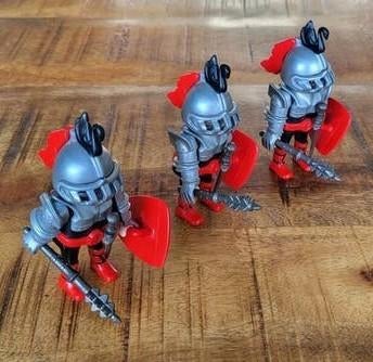 Playmobil 4689 3x Zwarte Zwanenridders - compleet, Ophalen of Verzenden, Zo goed als nieuw
