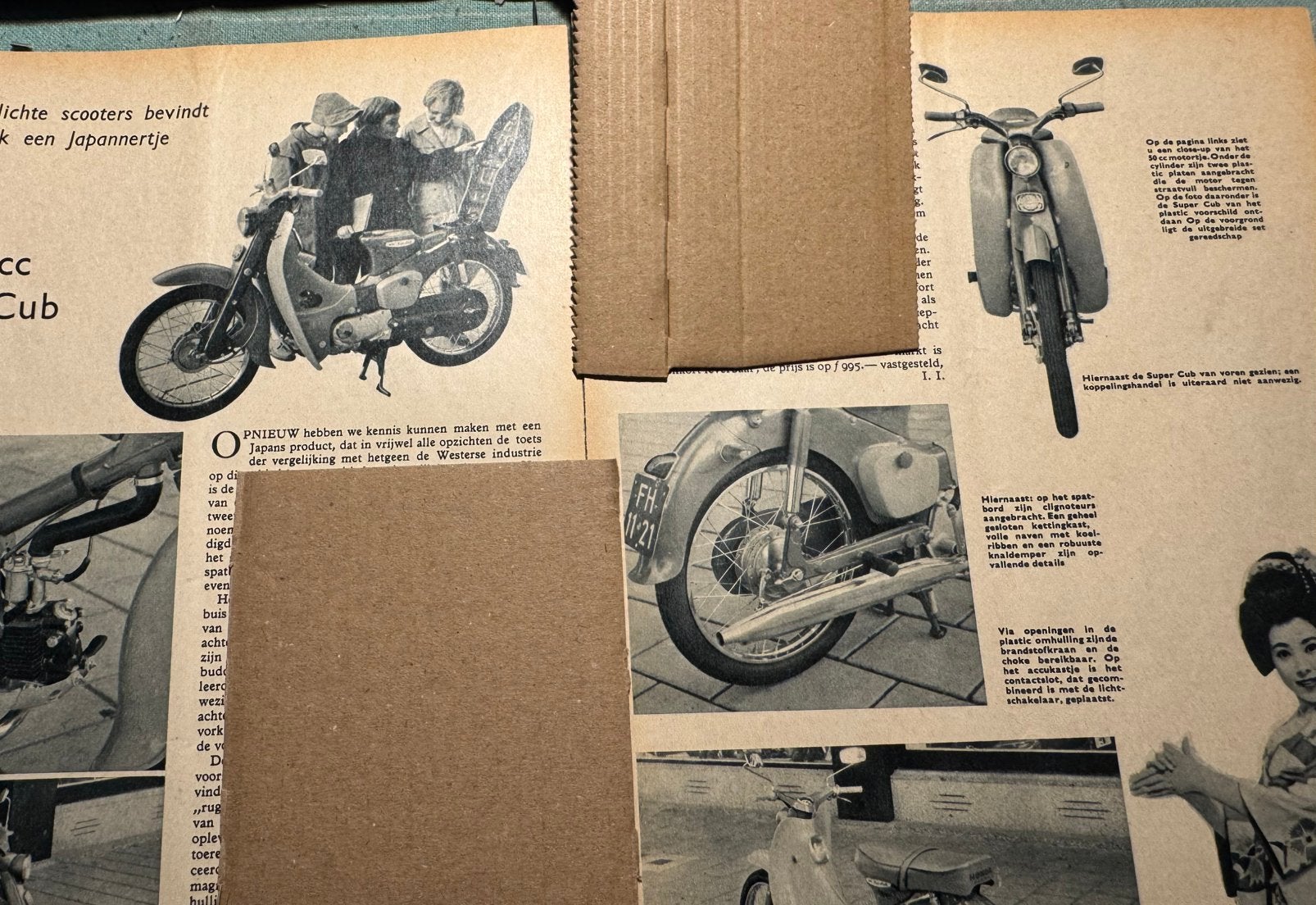 Verslag Honda Super Cub, Verzenden, Zo goed als nieuw, Motoren
