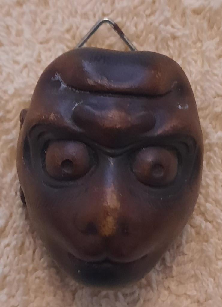 Vintage houten masker - Aziatische stijl, Ophalen