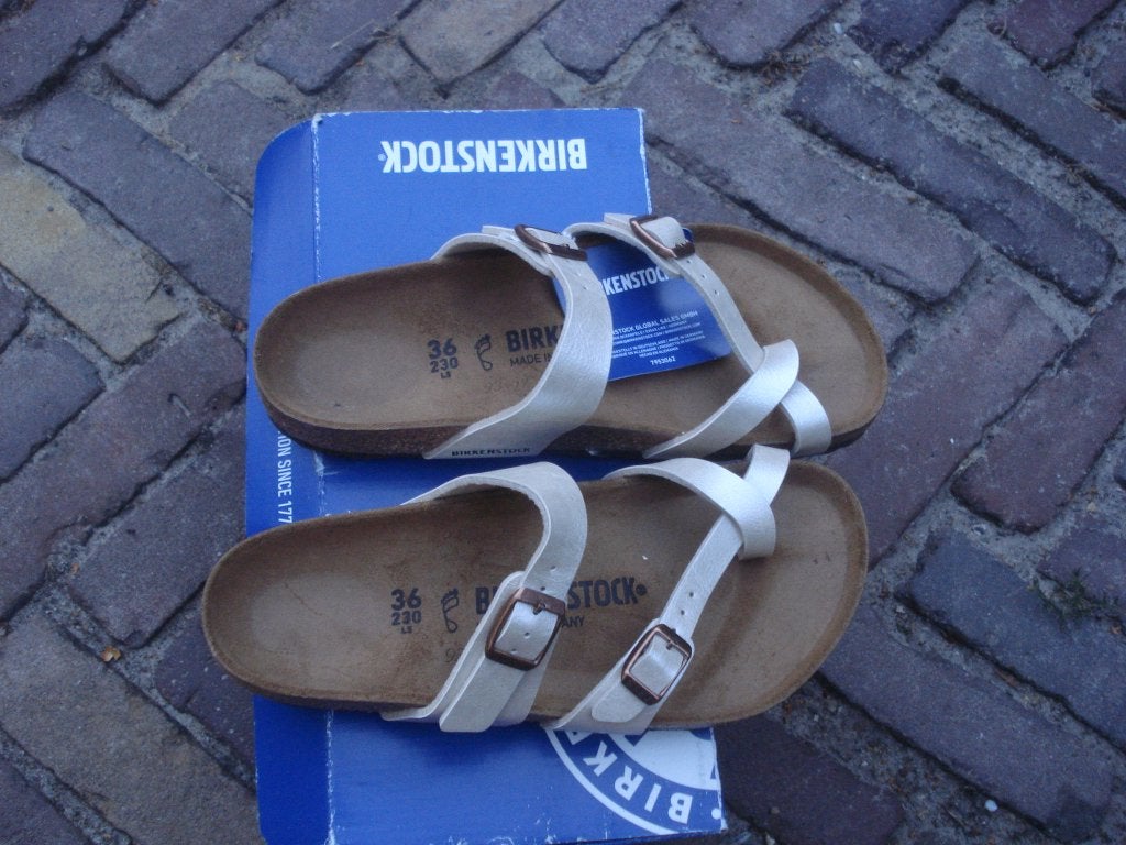 BIRKENSTOCK MAYARI 36 NIEUW NU GRATIS VERZENDING PER POST, Slippers, Verzenden, Wit, Nieuw