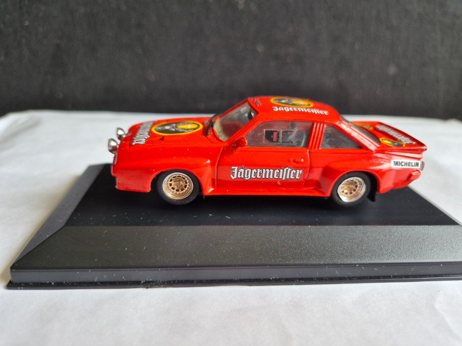Opel Manta B 400 Jägermeister Rally Look 1/43, Ophalen of Verzenden, Zo goed als nieuw, Auto, Overige merken