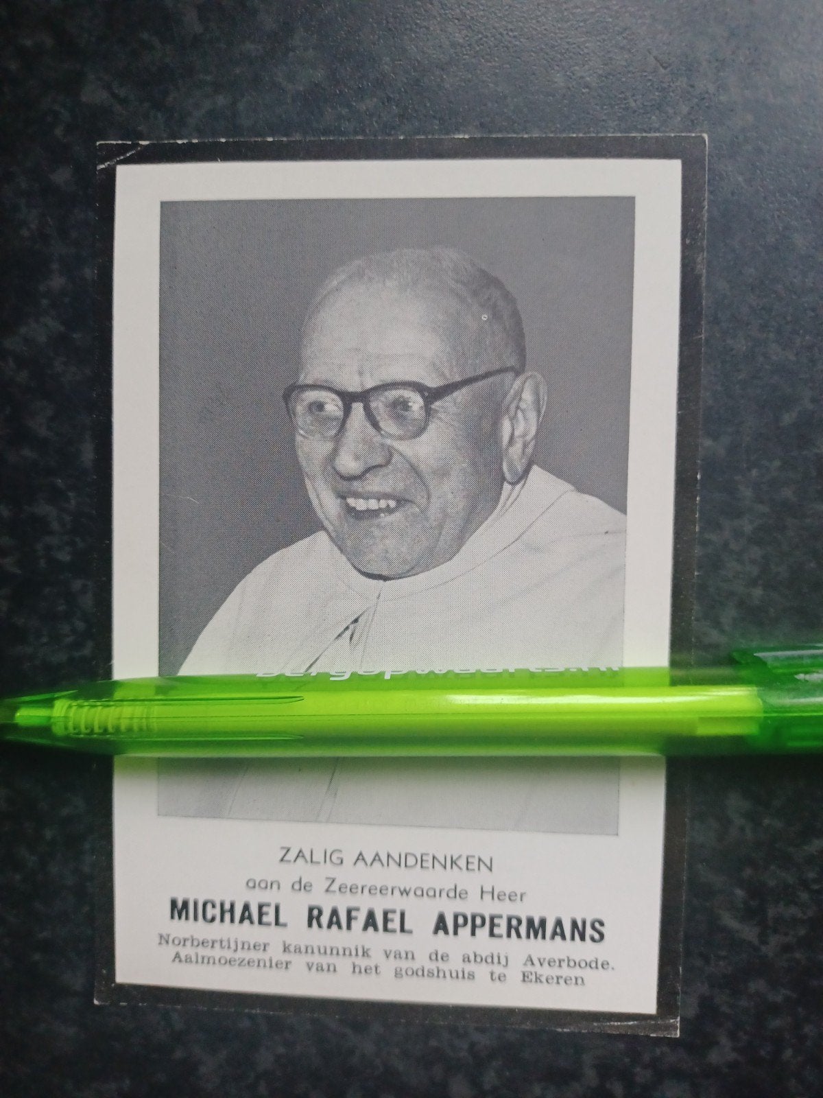 Bidprentje Kalmthout Michael Appermans 1886 1968, Ophalen, Bidprentje