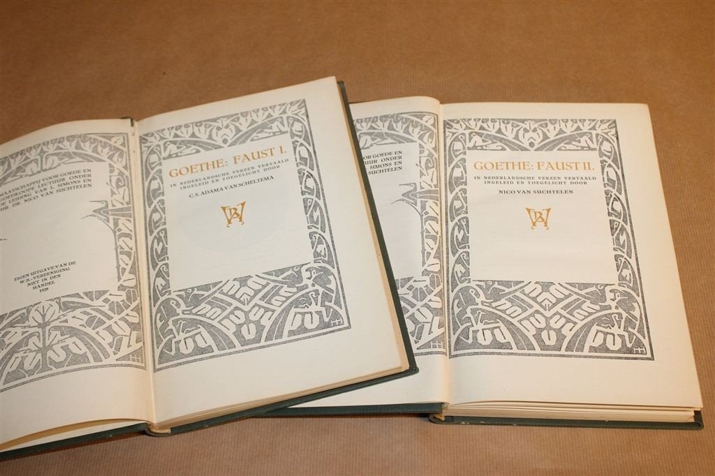 Goethe — Faust I + II — Vertaling Scheltema [1928], Ophalen of Verzenden, Gelezen