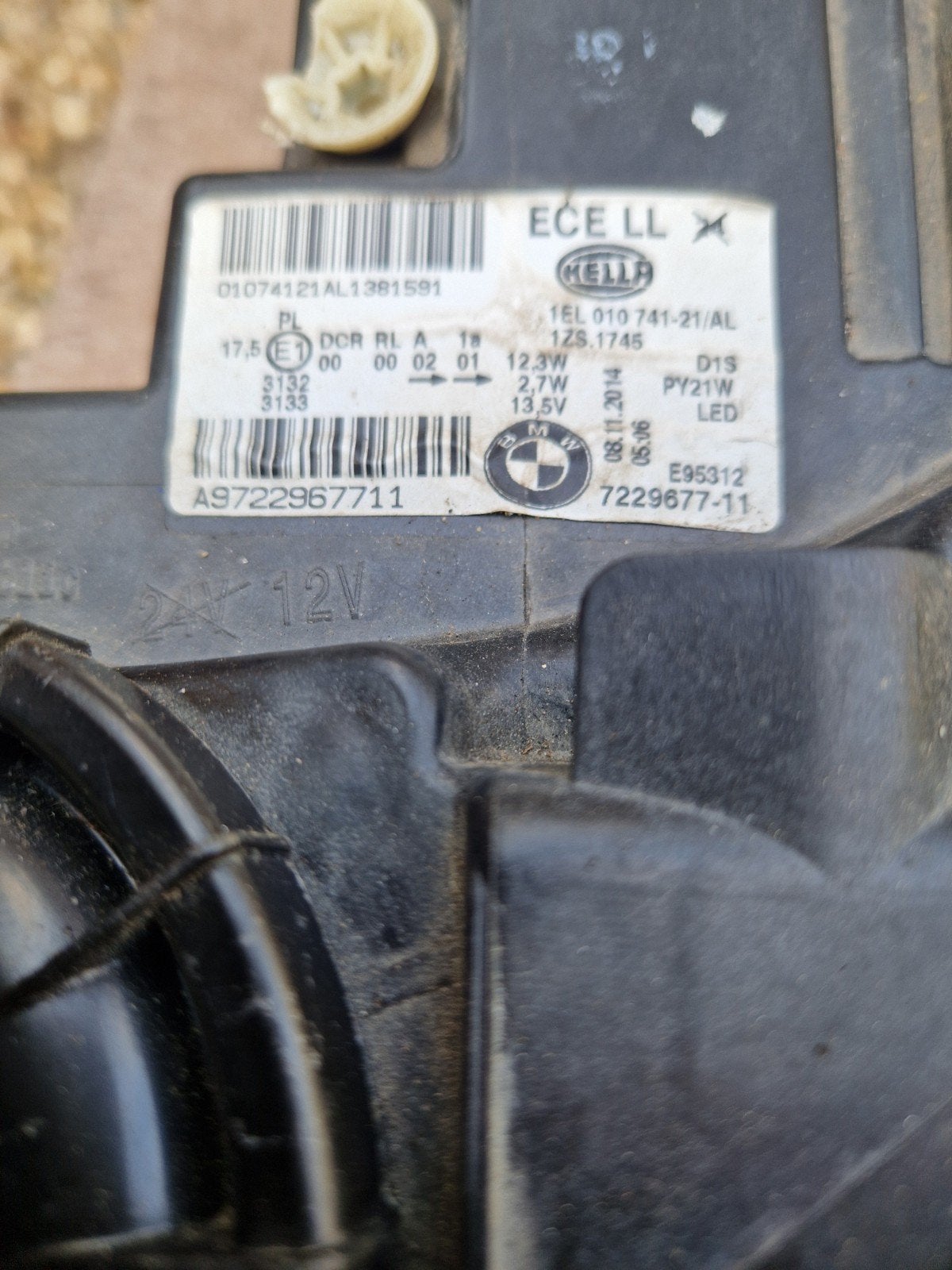 Koplamp links BMW 1 Serie (zonder units), Auto-onderdelen, Ophalen of Verzenden, Gebruikt, BMW