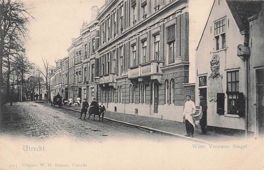 702-109-025 Utrecht Witte Vrouwen Singel, Verzenden, Voor 1920, Utrecht