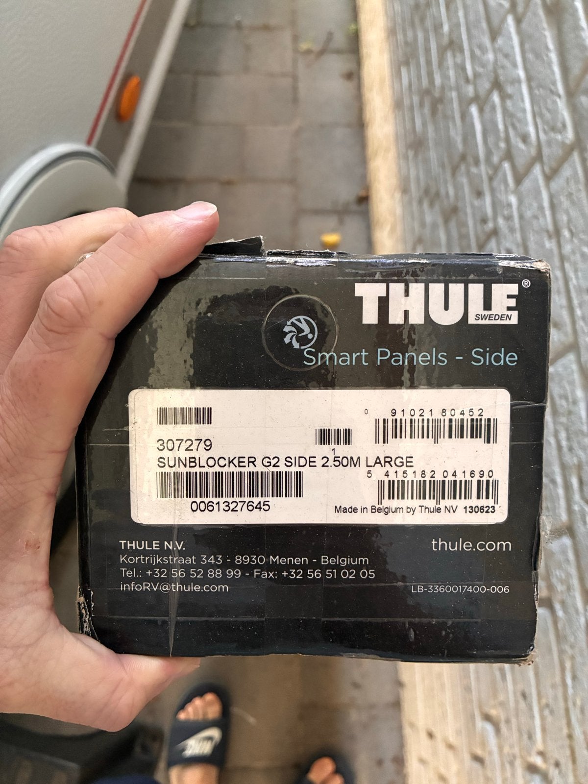 Verkocht Thule Sun Blocker Zijwand G2 2.50 L - Nieuw in doos, Ophalen of Verzenden, Nieuw