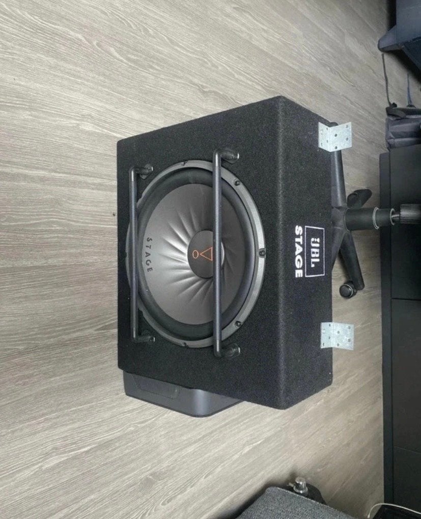 JBL Subwoofer Stage 1200S met JBL Versterker Club A600, Ophalen of Verzenden, Gebruikt