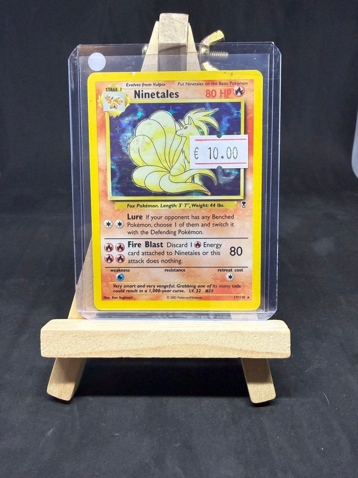 Ninetales 17/110 holo lp/lp, Ophalen of Verzenden, Zo goed als nieuw
