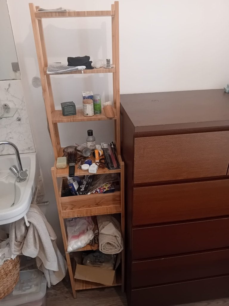Badkamerkastje (ooit IKEA) 162,5 x 28 x 33,1, Ophalen, Gebruikt