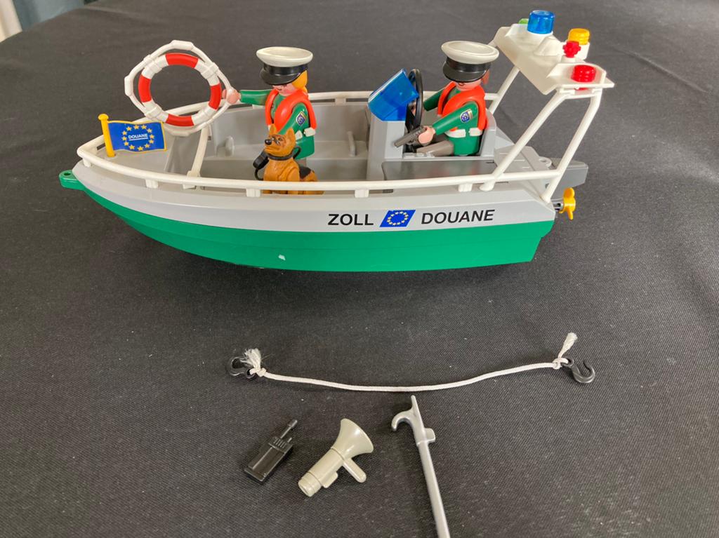 Playmobil kustwacht cq douaneboot 4471, Kinderen en Baby's, Speelgoed | Playmobil, Ophalen of Verzenden, Zo goed als nieuw