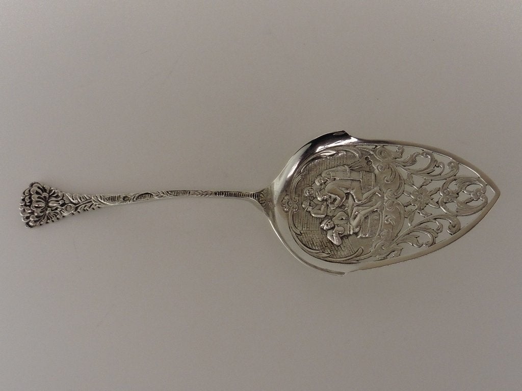Zilveren taartschep                                      Z96, Ophalen of Verzenden, Zilver