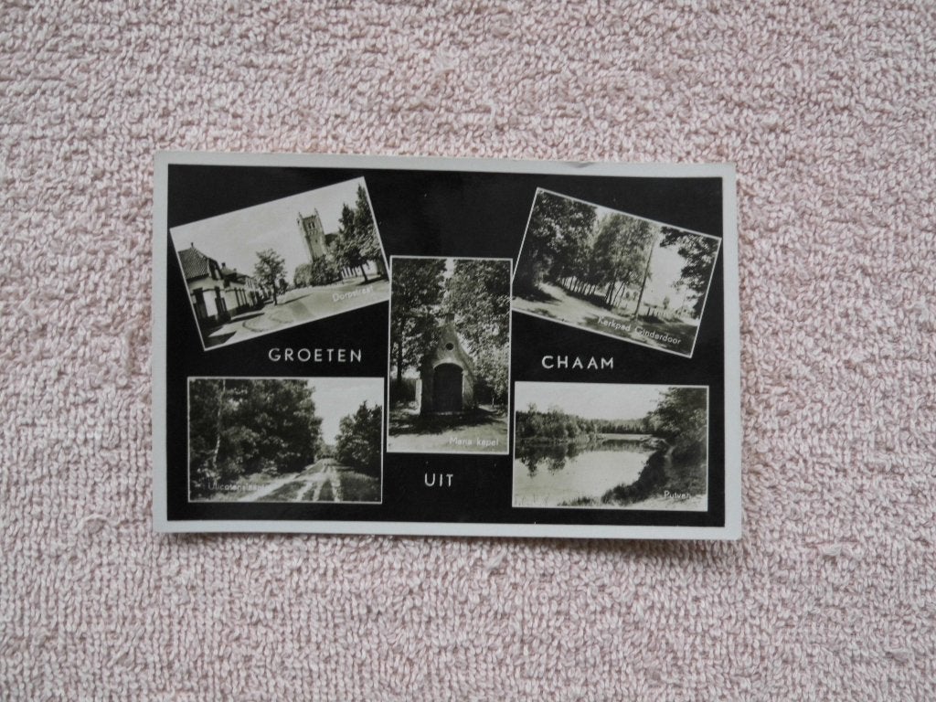 Groeten uit Chaam., Ophalen of Verzenden, 1940 tot 1960, Gelopen