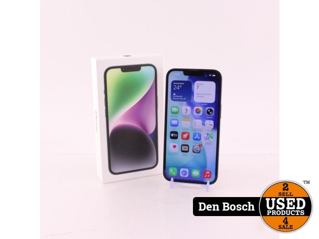 Apple iPhone 14 128GB Zwart | Face ID Defect | Accu 80%, Apple, Zo goed als nieuw, Support@apple.com, One Apple Park Way
Cupertino, CA 95014
United States