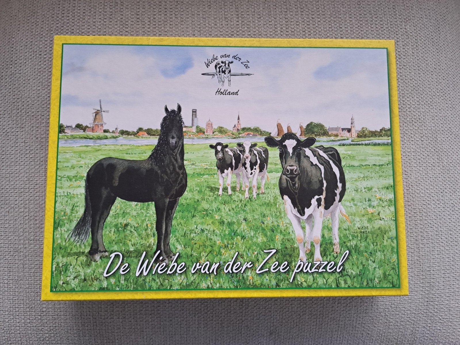 De Wiebe van der Zee puzzel - Hollandse dieren, Ophalen, 500 t/m 1500 stukjes, Gebruikt, Legpuzzel