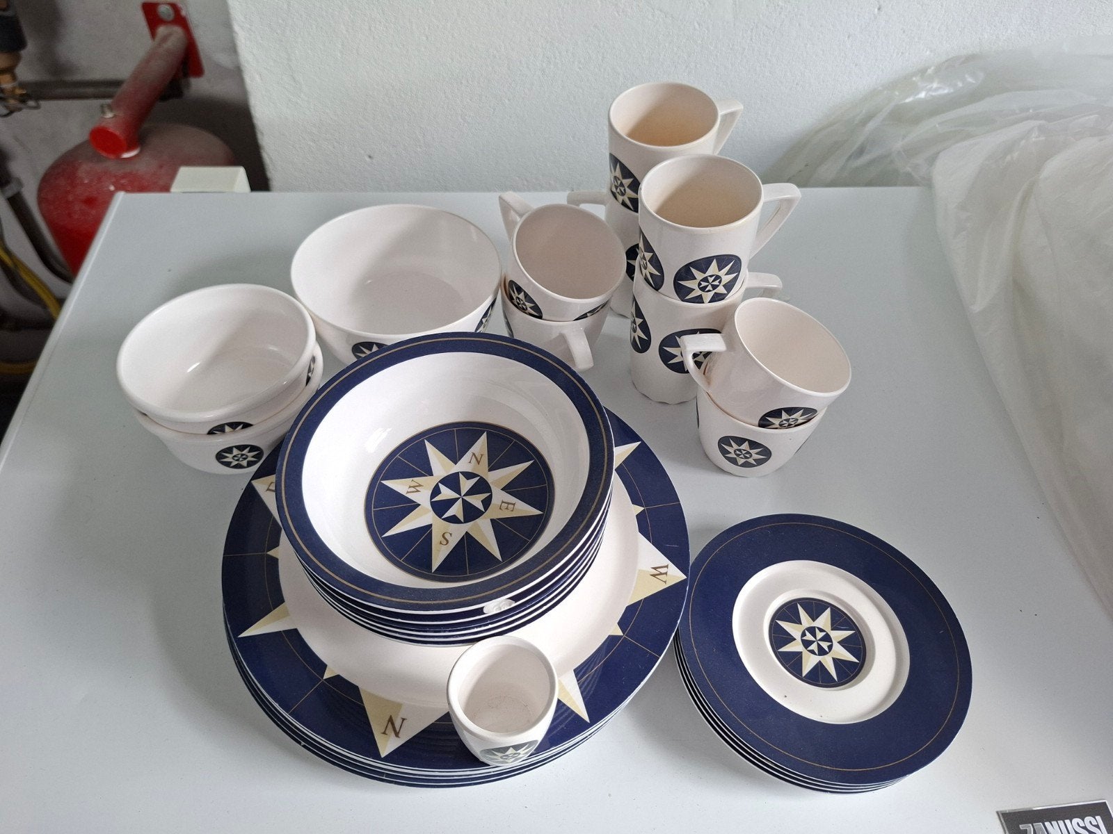 Mepal camping servies windroos, Ophalen, Gebruikt