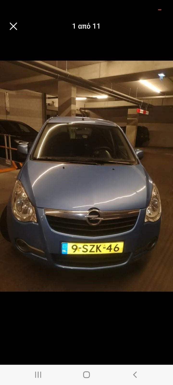 Opel Agila 1.0 12V 2013 Blauw, Auto's, Voorwielaandrijving, 31 €/maand, Blauw, Origineel Nederlands