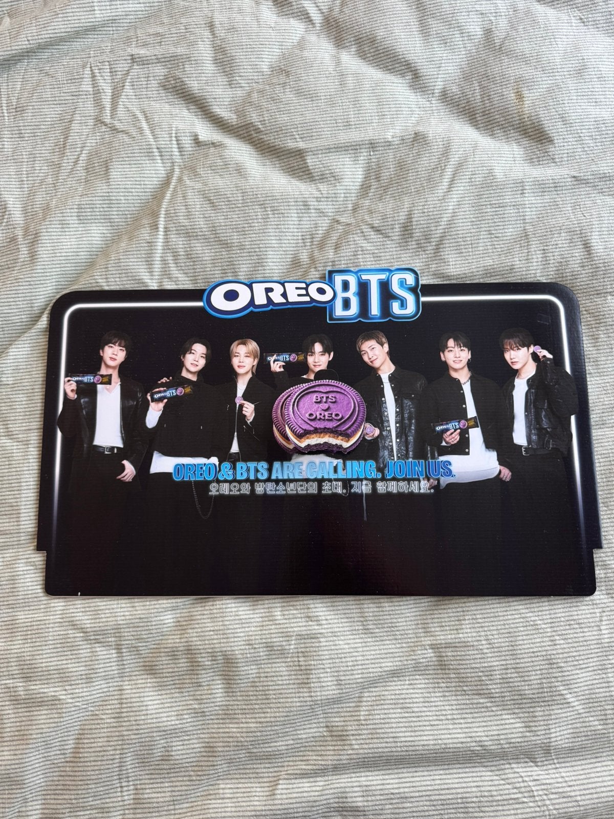 BTS Oreo display, Ophalen of Verzenden, Zo goed als nieuw, Zwart