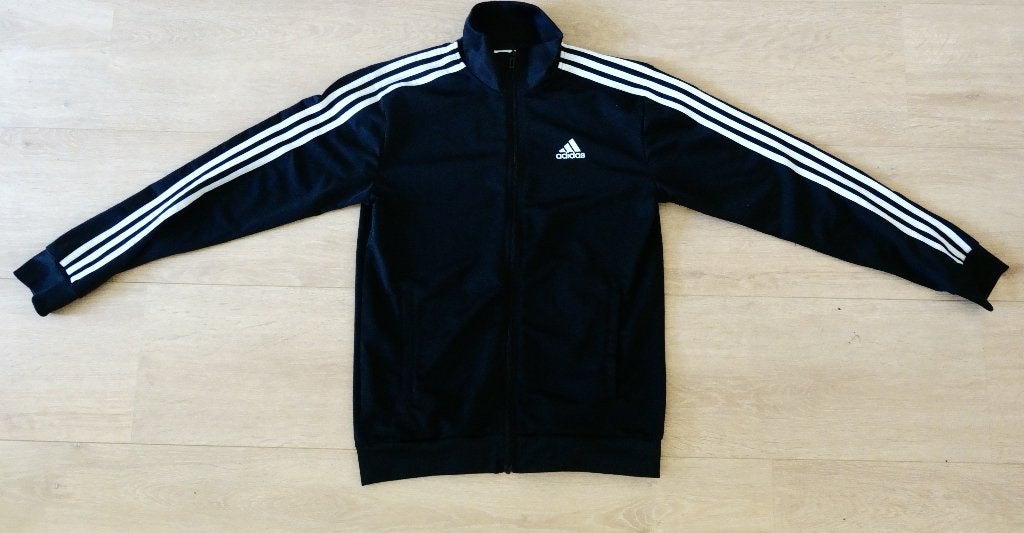 Addidas sport jack, CIOS, maat S, Ophalen, Zwart, Zo goed als nieuw, Adidas