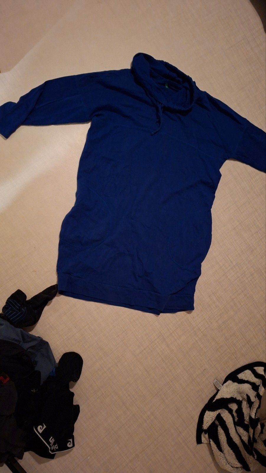 vallend 42 44 jurken/tuniek, Kleding | Dames, Blauw, Maat 42/44 (L), Ophalen of Verzenden, Zo goed als nieuw