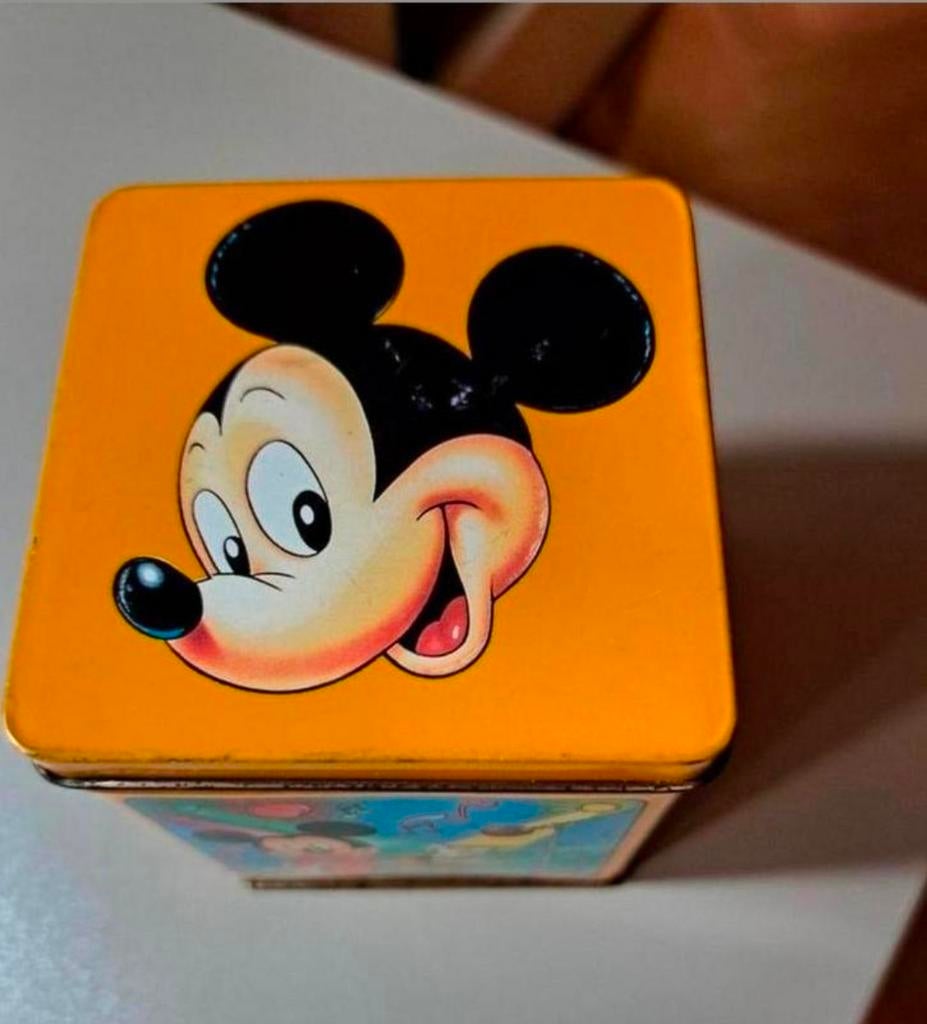Vintage Disney Blikken Doosje, Verzamelen, Blikken, Ophalen of Verzenden, Gebruikt