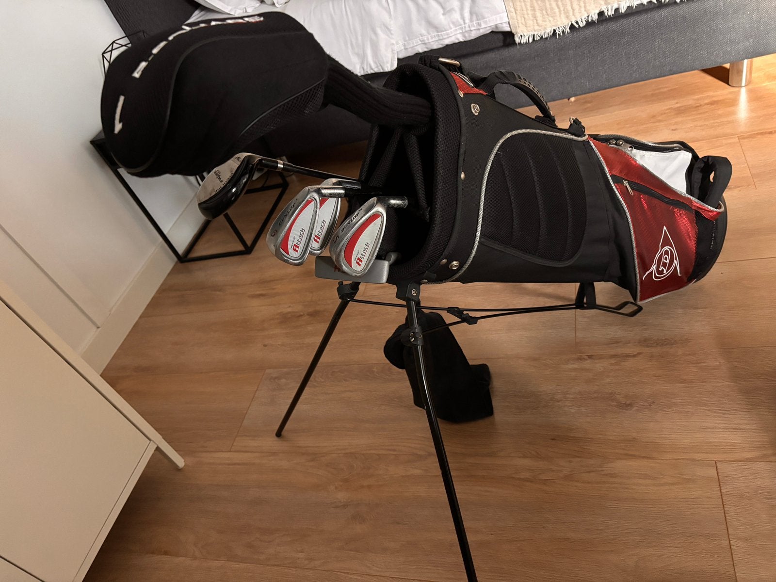 Dunlop golfset met standbag + B Square Driver 1