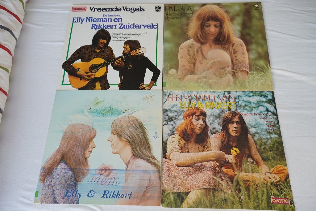 4 Elpees Elly Nieman & Rikkert Zuiderveld, Ophalen, LP, Gebruikt, Cabaret of Kleinkunst