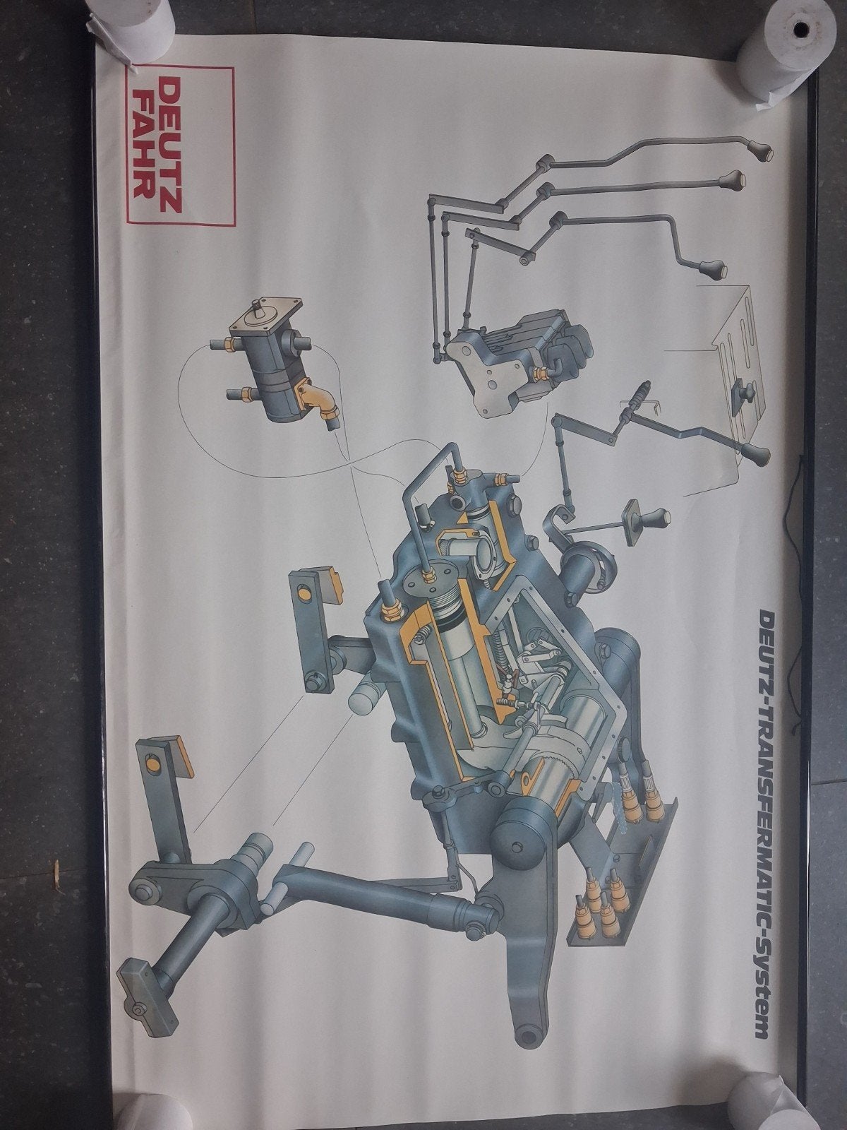 deutz fahr poster, Ophalen of Verzenden, A1 t/m A3