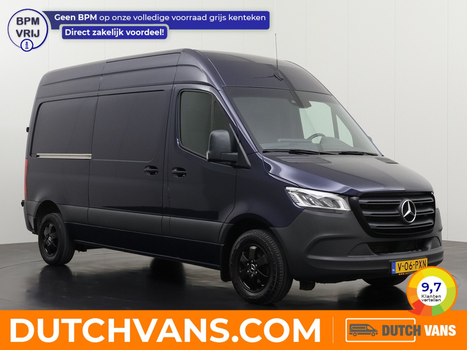 Mercedes-Benz Sprinter 315CDi Automaat L2H2 | Led | Standkac, Stof, Gebruikt, 4 cilinders, Blauw
