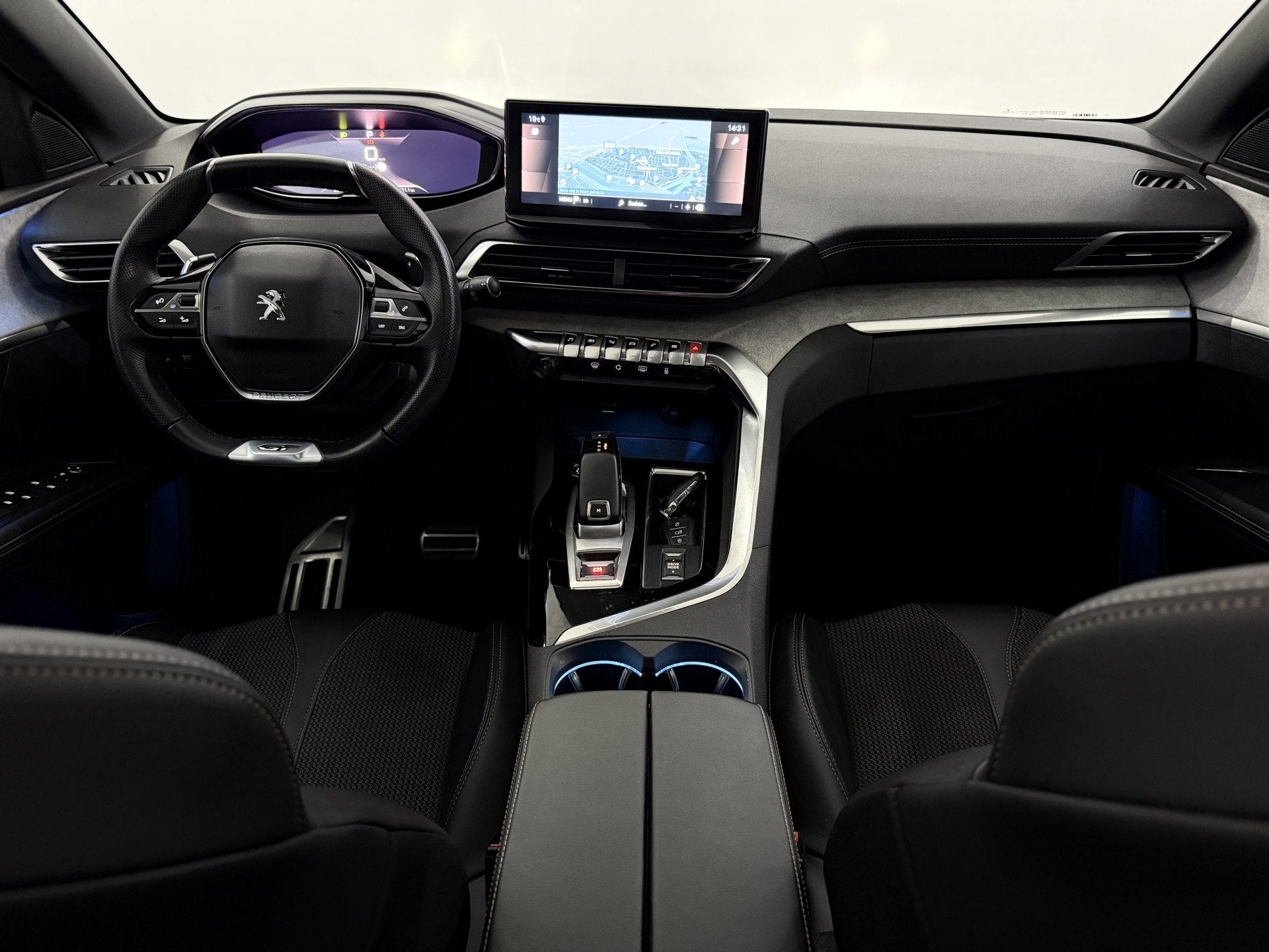 Peugeot 3008 1.2 PureTech GT Panoramadak, Camera, Navi, Keyl, Auto's, Gebruikt, 1199 cc, Blauw, Origineel Nederlands