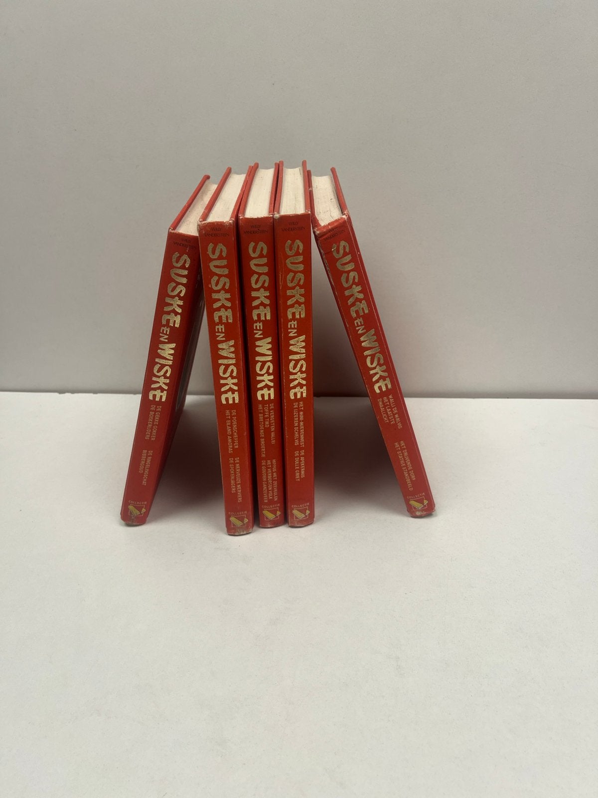 1. Suske en Wiske Collectie - 5 Rode Boeken, Meerdere stripboeken, Ophalen of Verzenden, Gelezen