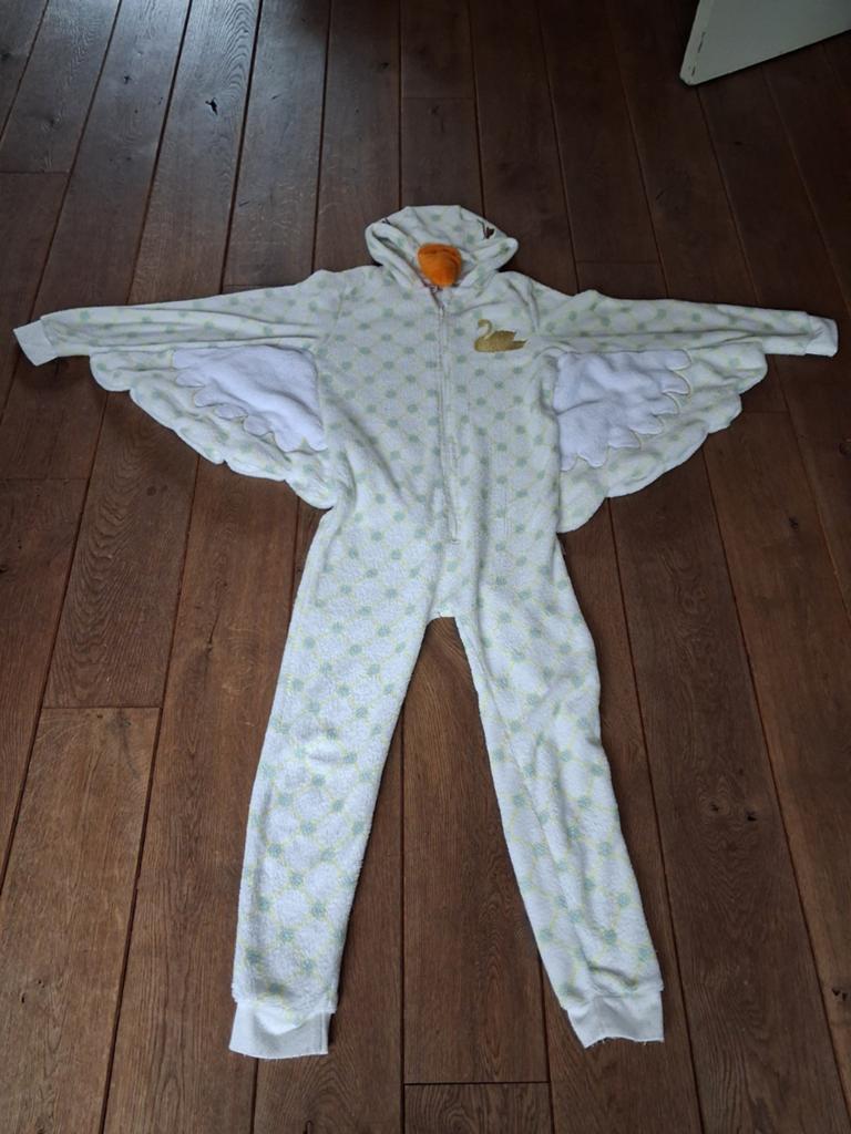 Onesie efteling zwaan maar 134/140, Overige typen, Meisje, Efteling, Ophalen of Verzenden