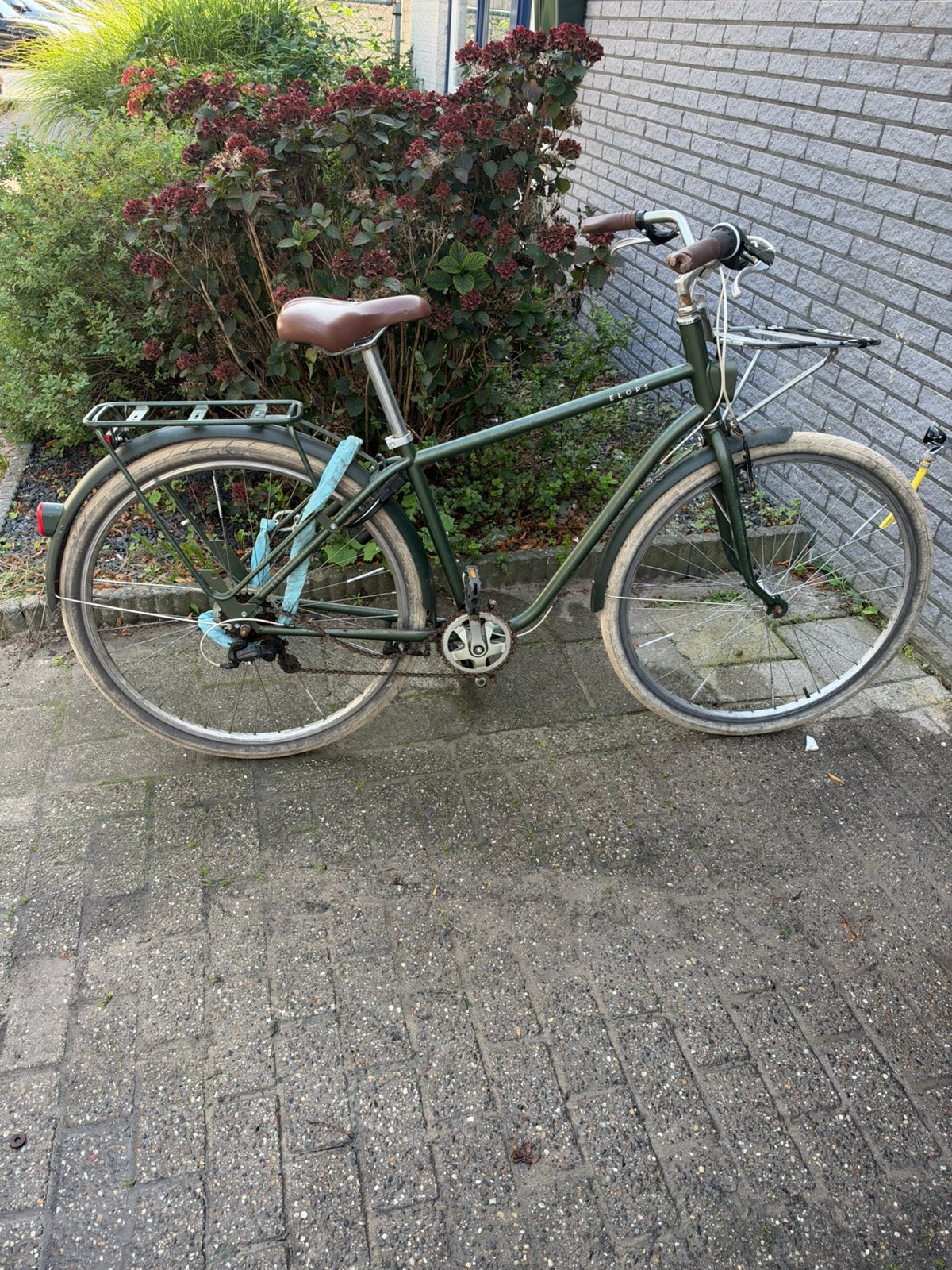 ELOPS stadsfiets – groen – comfortabele stadsfiets –compleet, Ophalen, Zo goed als nieuw, Overige merken