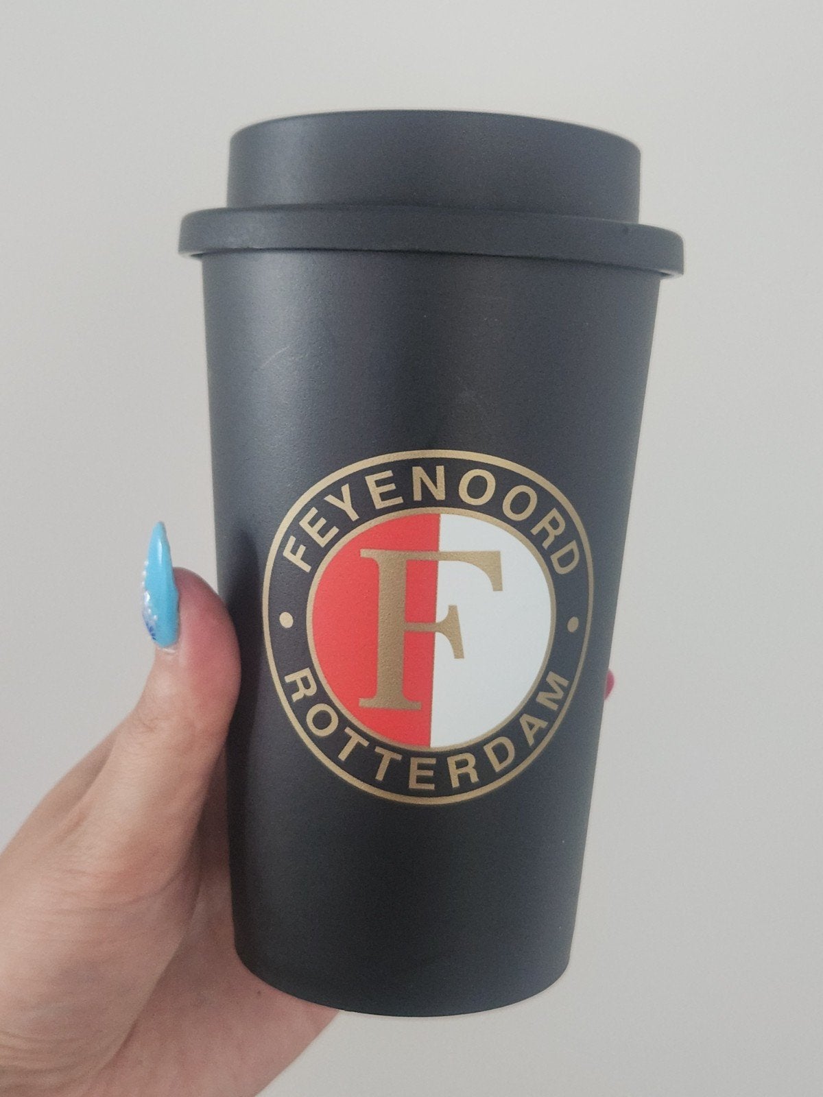 Feyenoord Reismok - Zwart met logo ophalen delft, Huis en Inrichting, Ophalen, Zo goed als nieuw, Zwart, Kunststof
