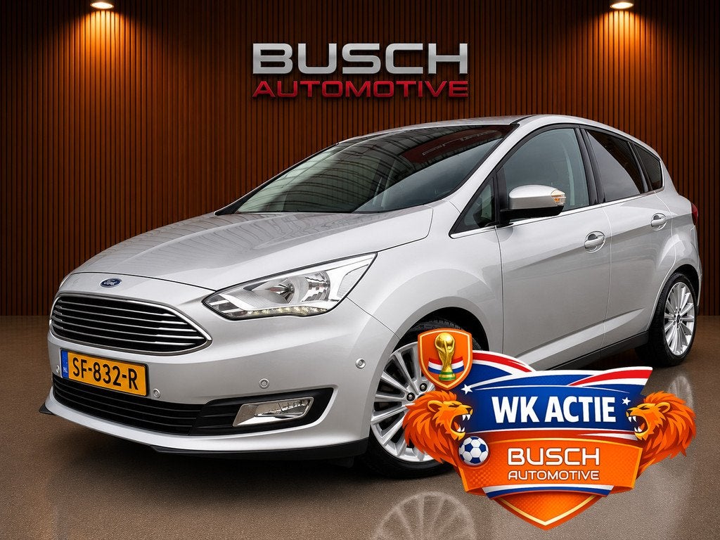 Ford C-Max 1.0 Titanium | VAN 2e EIGENAAR | TREKHAAK |, Auto's, Ford, Voorwielaandrijving, Gebruikt, Euro 6, Origineel Nederlands