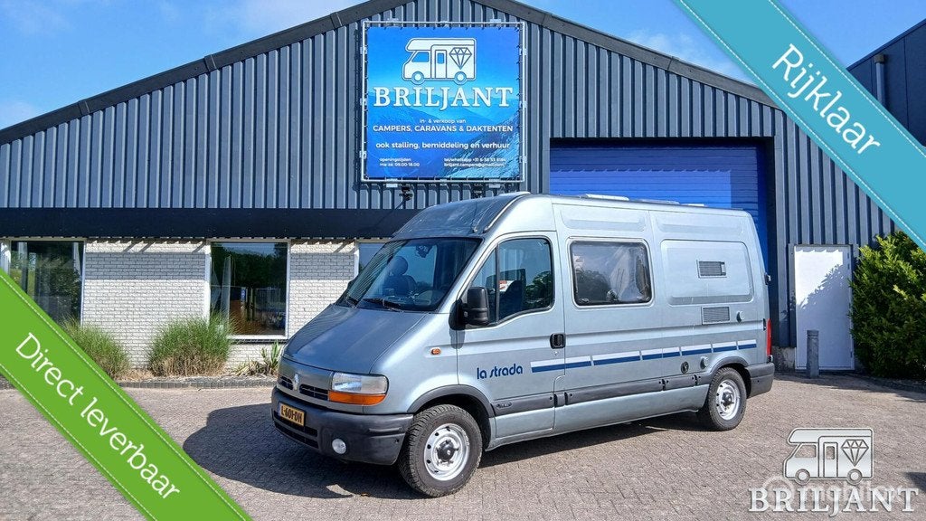 mooie compacte La strada renault buscamper, Caravans en Kamperen, Campers, Buscamper of Camperbus, Ringverwarming, Airbags, Luifel