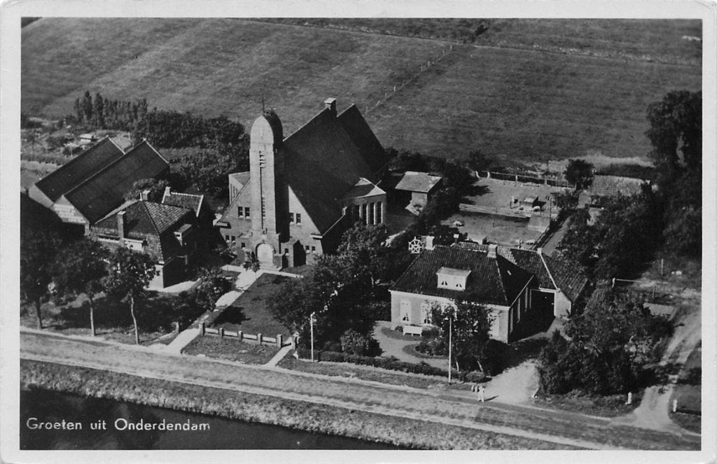 702-387-003 Groeten Uit Onderdendam, Verzenden, Voor 1920, Groningen